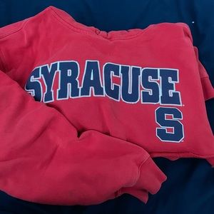 SYRACUSE UNIVERISTY CROPPED SWEATSHIRT SIZE S